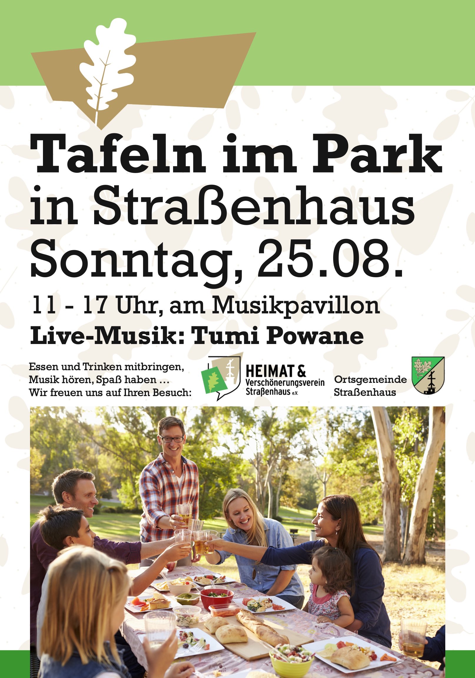 Tafeln im Park